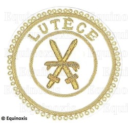 Badge / Macaron GLNF – Grande tenue provinciale – Grand Porte-Glaive – Lutèce – Brodé main